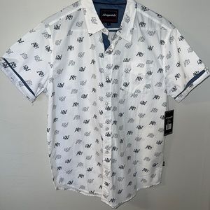Aeropostale New shirt size L men white/gray